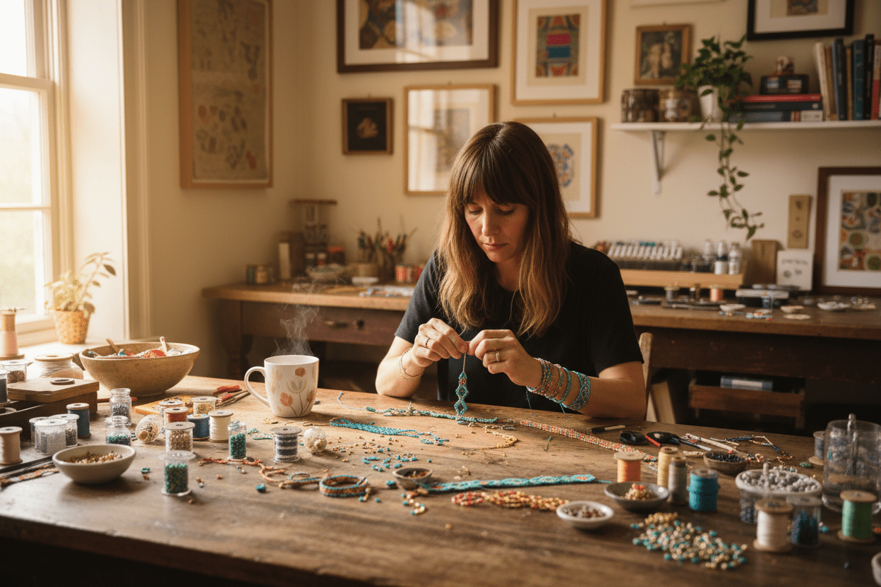 Aretes muñeca mexicana lele - Ahava joyería artesanal