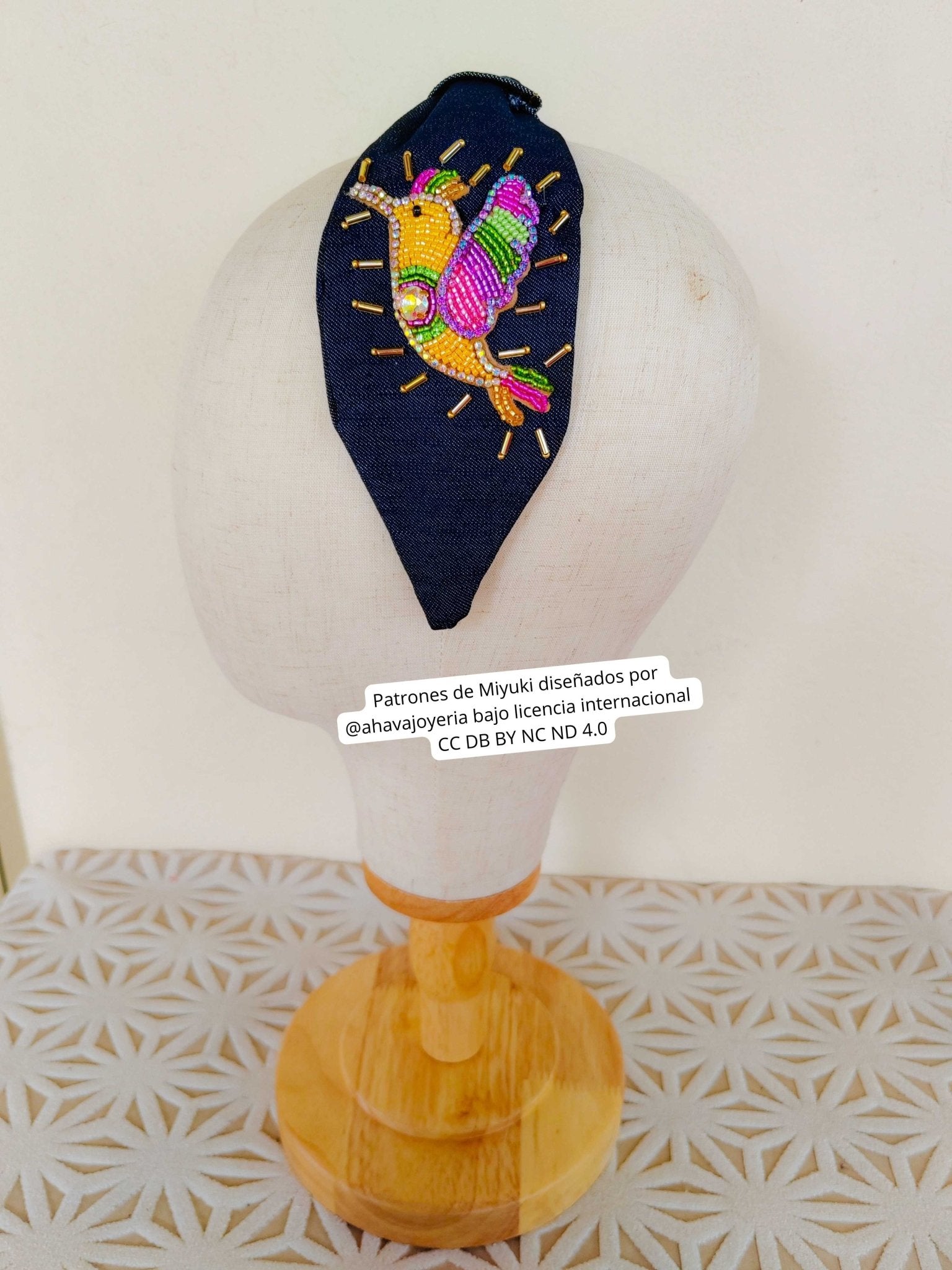 Diademas artesanales fauna - Ahava joyería artesanal