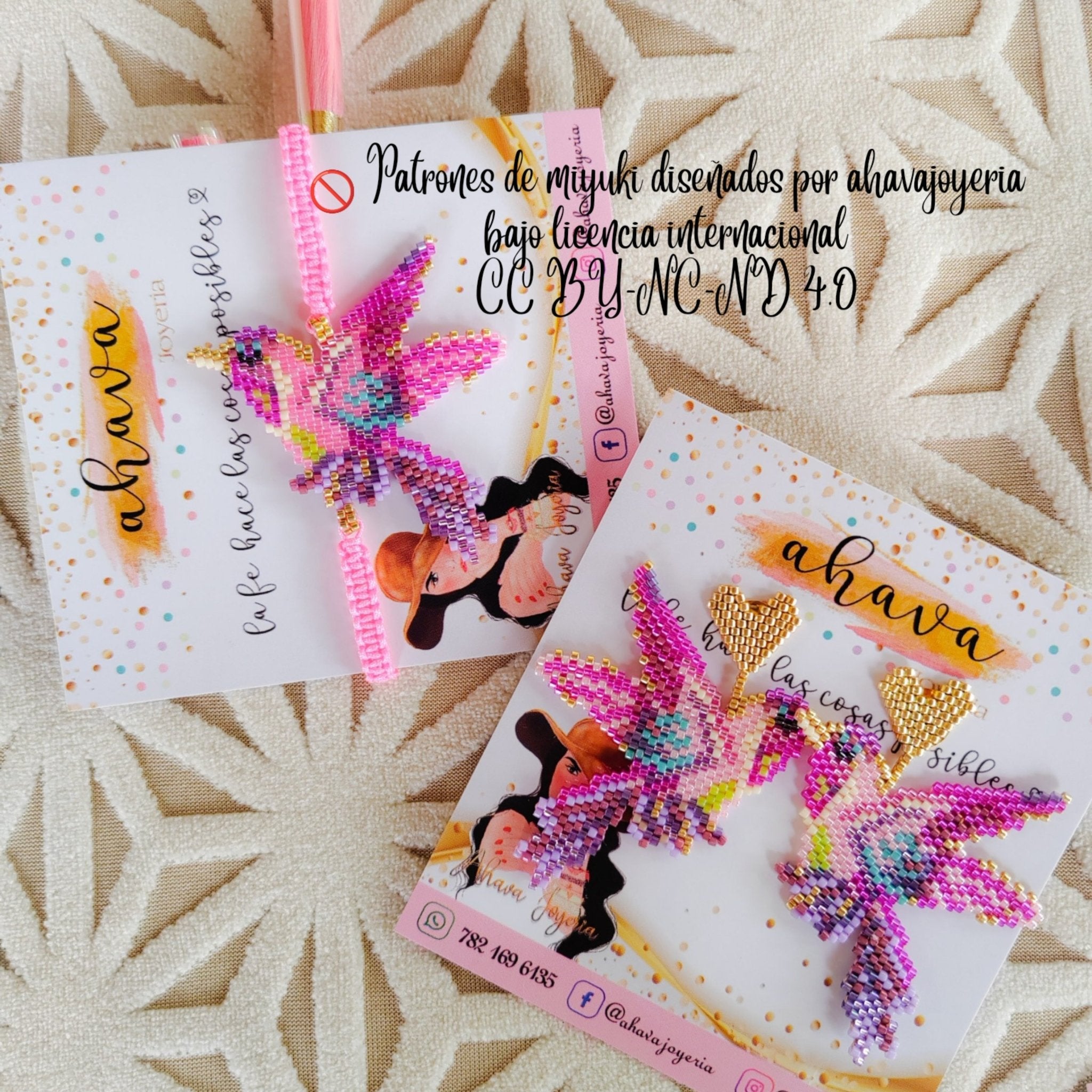 Pulsera y aretes colibrí encanto - Ahava joyería artesanal