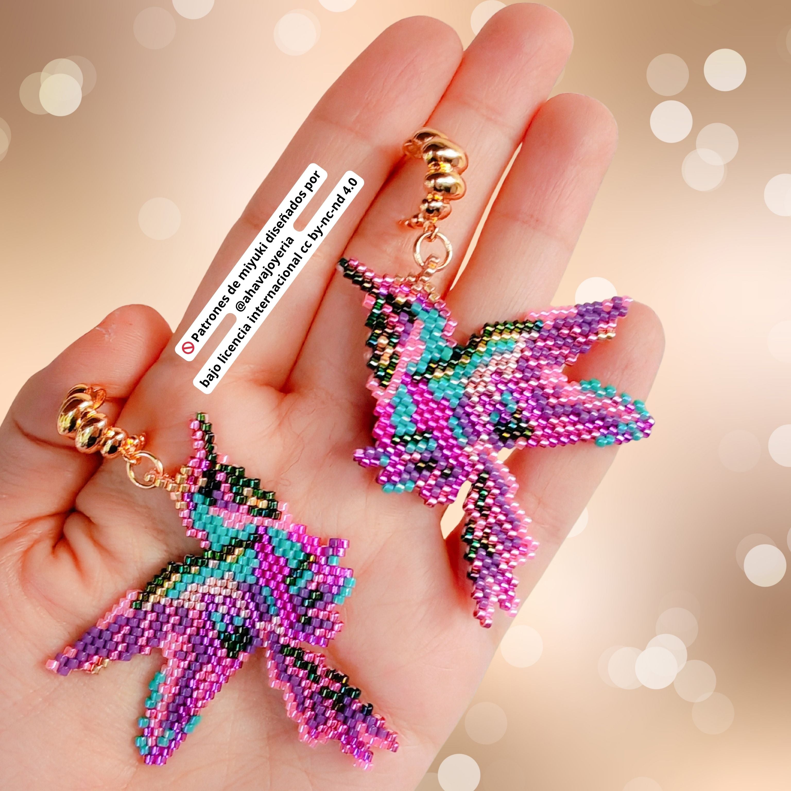 Colibrí bendiciones aretes