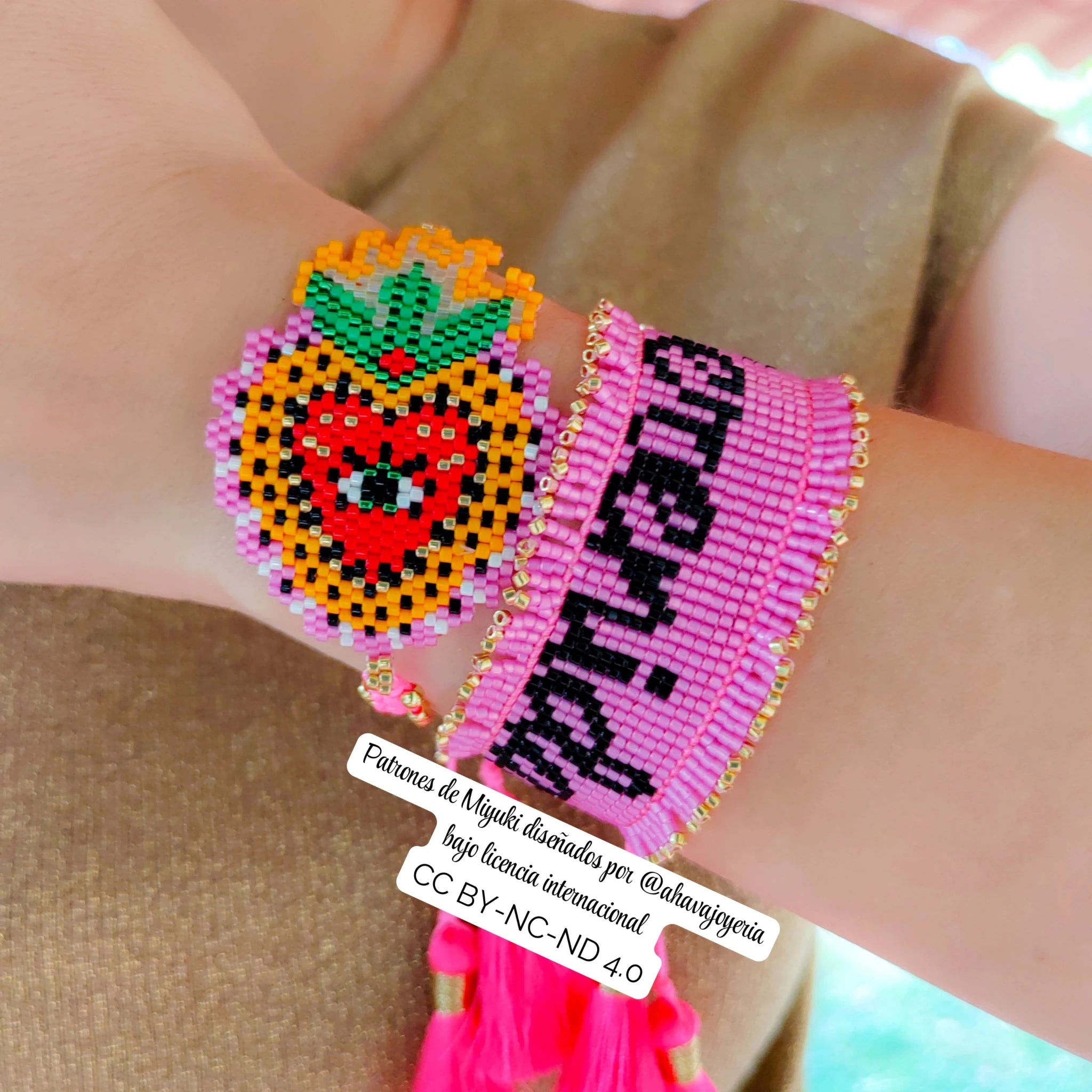 Brazaletes artesanales serenidad - Ahava joyería artesanal