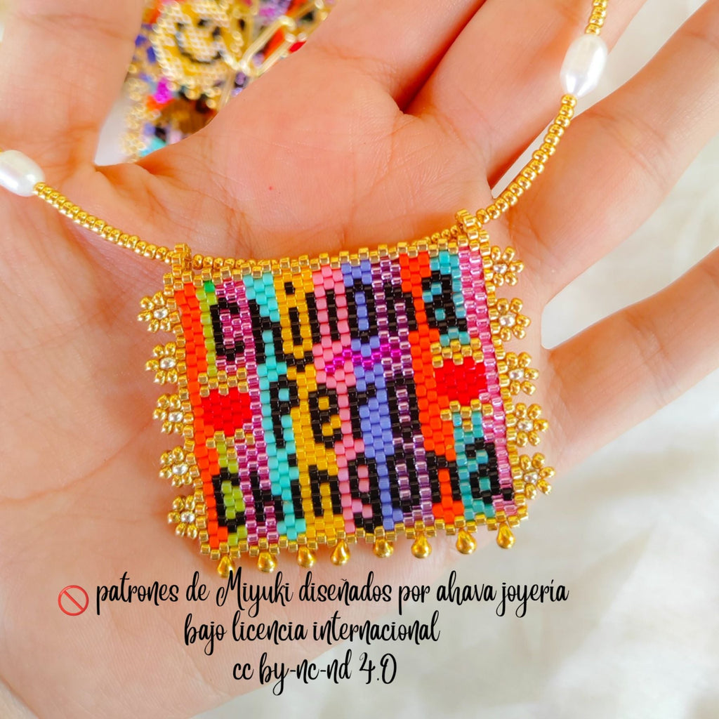 Collares hechos a mano frases - Ahava joyería artesanal