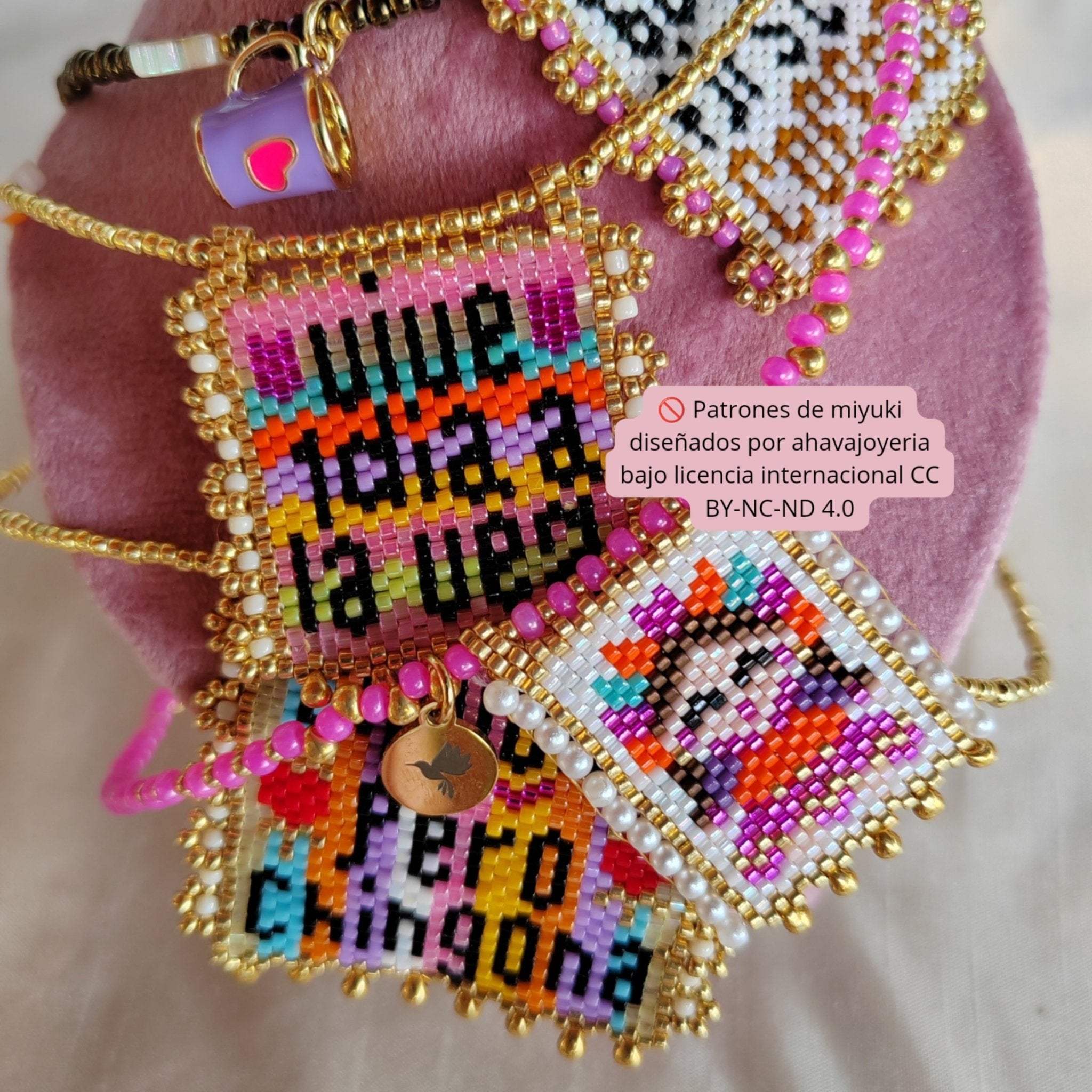 Collares hechos a mano frases - Ahava joyería artesanal