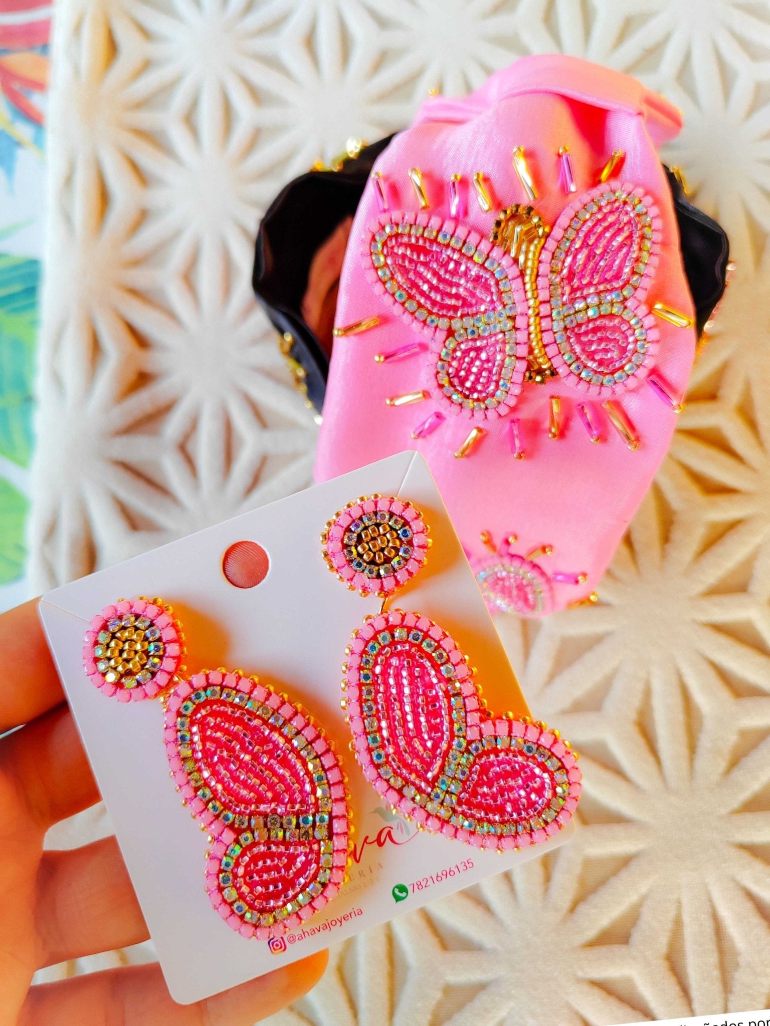 Diademas artesanales fauna - Ahava joyería artesanal