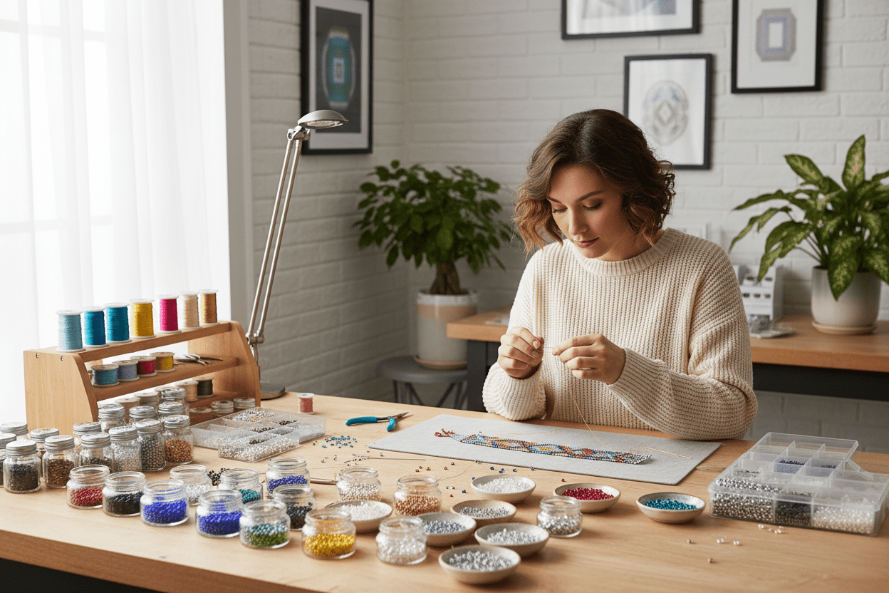 Pulsera artesanal tejida "chingona" - Ahava joyería artesanal