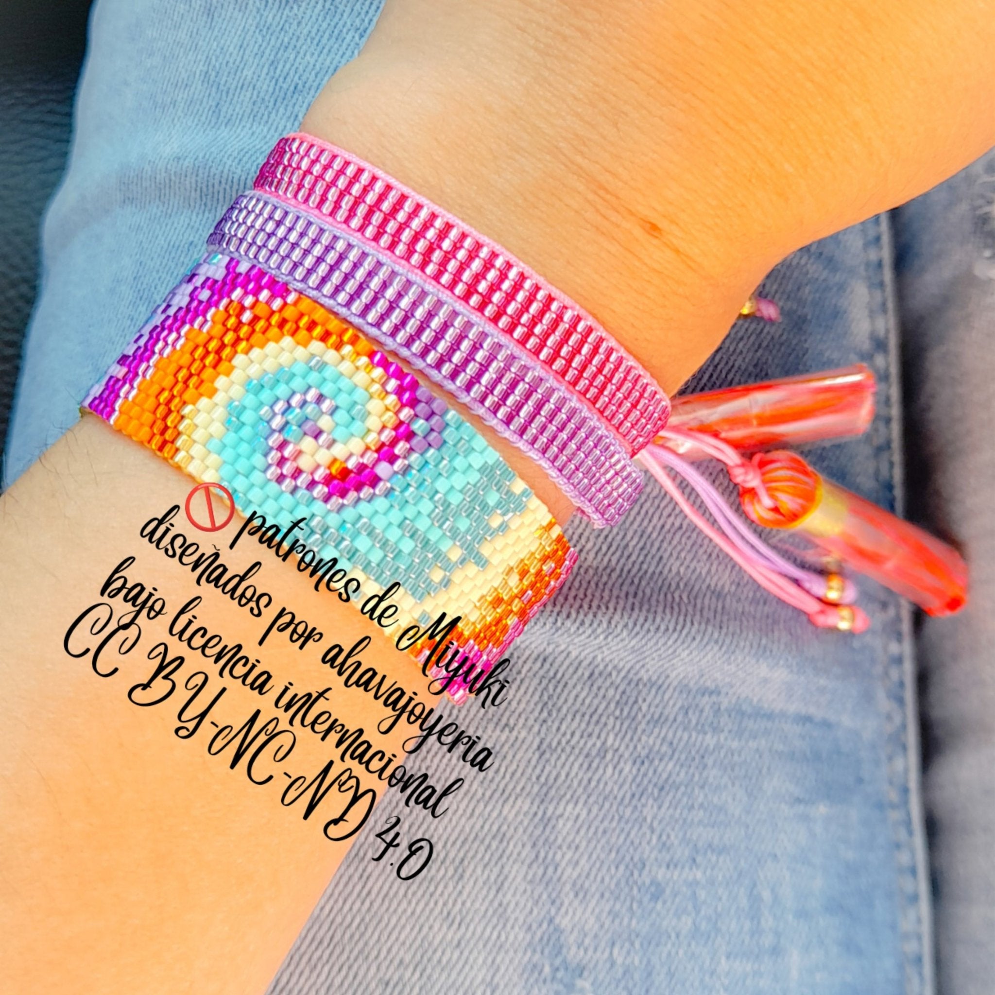 Set pulseras artesanales verano - Ahava joyería artesanal