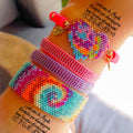 Set pulseras artesanales verano - Ahava joyería artesanal